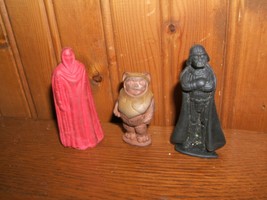 1983 LFL Star Wars Wichet Ewok; Darth Vader; Emperiors Guard Erasers Hong Kong - £7.08 GBP