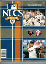 2010 NLCS Game program San Francisco Giants Philadelphia Phillies MLB - £27.24 GBP