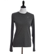 Mizuno Inspire 3.0 Long Sleeve Drylite Athletic Shirt Womens Medium Gray - £15.96 GBP