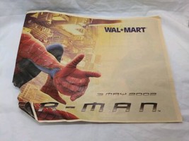 Walmart 2003 Spiderman And Star Wars Advertisement Sheet - $19.79