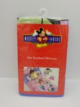 Vintage Disney Mickey for Kids Standard Pillowcase My Pal Minnie 20 x 26... - $15.80