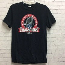 Atlanta Braves Gildan Adult T-Shirt Shirt Black World Series 2021 Champions  M - £13.23 GBP