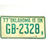 1977 United States Oklahoma Garfield County Passenger License Plate GB-2328 - $20.31 CAD