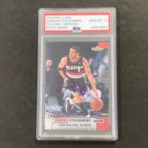 1999-00 Topps Finest Basketball #69 Damon Stoudamire Signed Card Auto Grade 10 P - £62.47 GBP