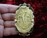 CL25-4 WOMAN lady fairy of the lake tree white CAMEO Pin Pendant brooch ... - $37.39