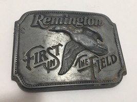 Vintage 1980 **Remington First In The Field** Canada Goose Belt Buckle Nice! - £14.97 GBP
