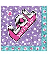 LOL Surprise Dessert Cake Tableware Paper Napkins Birthday Party Supplie... - €4,58 EUR