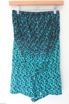 NEW Marc by Marc Jacobs Sexy Green Leopard Strapless Romper Swim Cover Up S $186 - £37.40 GBP