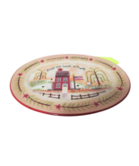 Bless Our House With Joy Dolomite Large Country Bakeware Platter 18&quot;L x ... - £19.54 GBP