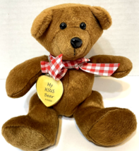 Humane Society 50th Anniversary Mini Plush Stuffed Brown Teddy Bear 5 in - £11.64 GBP