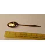 1 teaspoon Vtg Carlyle Silver Golden Bouquet Gold Electroplate Minimal Wear - £3.94 GBP