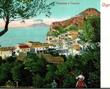 Vintage Postcard - Capri - Panorama e Vesuvio- Ragozino Pub.Textured Lit... - £4.65 GBP