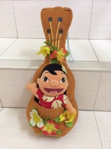 Tokyo Disney Resort Lilo Stitch in Guitar Bag Plush Doll. Aloha Theme. RARE item - £86.30 GBP