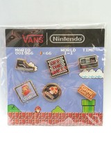 Vans x Nintendo Super Mario Bros. Pin Badge Set (6-Pack) - 2016 New Unused - £35.96 GBP