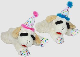 Multipet Lamb Chop w/Birthday Hat Dog Toy 1ea/10.5 in - £11.03 GBP