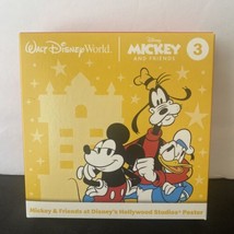 2022 McDonald&#39;s Happy Meal Toy DISNEY #3 Mickey Hollywood Studios Poster NEW - £4.65 GBP