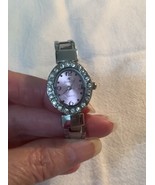 Denacci Ladies Bracelet Watch Silver Rhinestones - $20.51 CAD