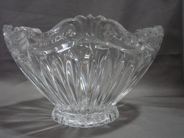 Crystal Oval Bowl, Oneida Crystal, Scalloped Edge, Made in Germany, Candy Dish,  - £11.21 GBP