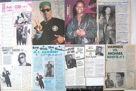 M.C. HAMMER ~ 30 Color, B&amp;W Vintage Clippings, Articles, PIN-UPS from 19... - £8.04 GBP