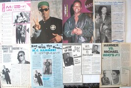 M.C. HAMMER ~ 30 Color, B&amp;W Vintage Clippings, Articles, PIN-UPS from 19... - $10.07