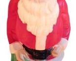 Vintage Empire Santa Claus Blow Mold 46&quot; Green Toy Sack Christmas Lighte... - $195.97
