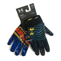 Under Armour Mens 2XL UA Blur Limited Edition Football Receiver Glue Grip Gloves - $36.23