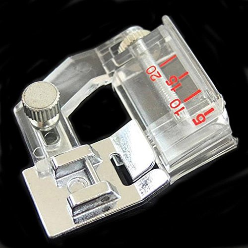 Fujiyuan 1 pcs Sewing Machine Presser Foot Edging Adjusted 5mm to 20mm f... - $5.93