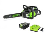 Greenworks Pro 80V 16-Inch Brushless Cordless Chainsaw, 2.0Ah Battery an... - £309.29 GBP