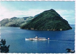 Switzerland Postcard Vierwaldstattersee mit Burgenstock - £2.31 GBP