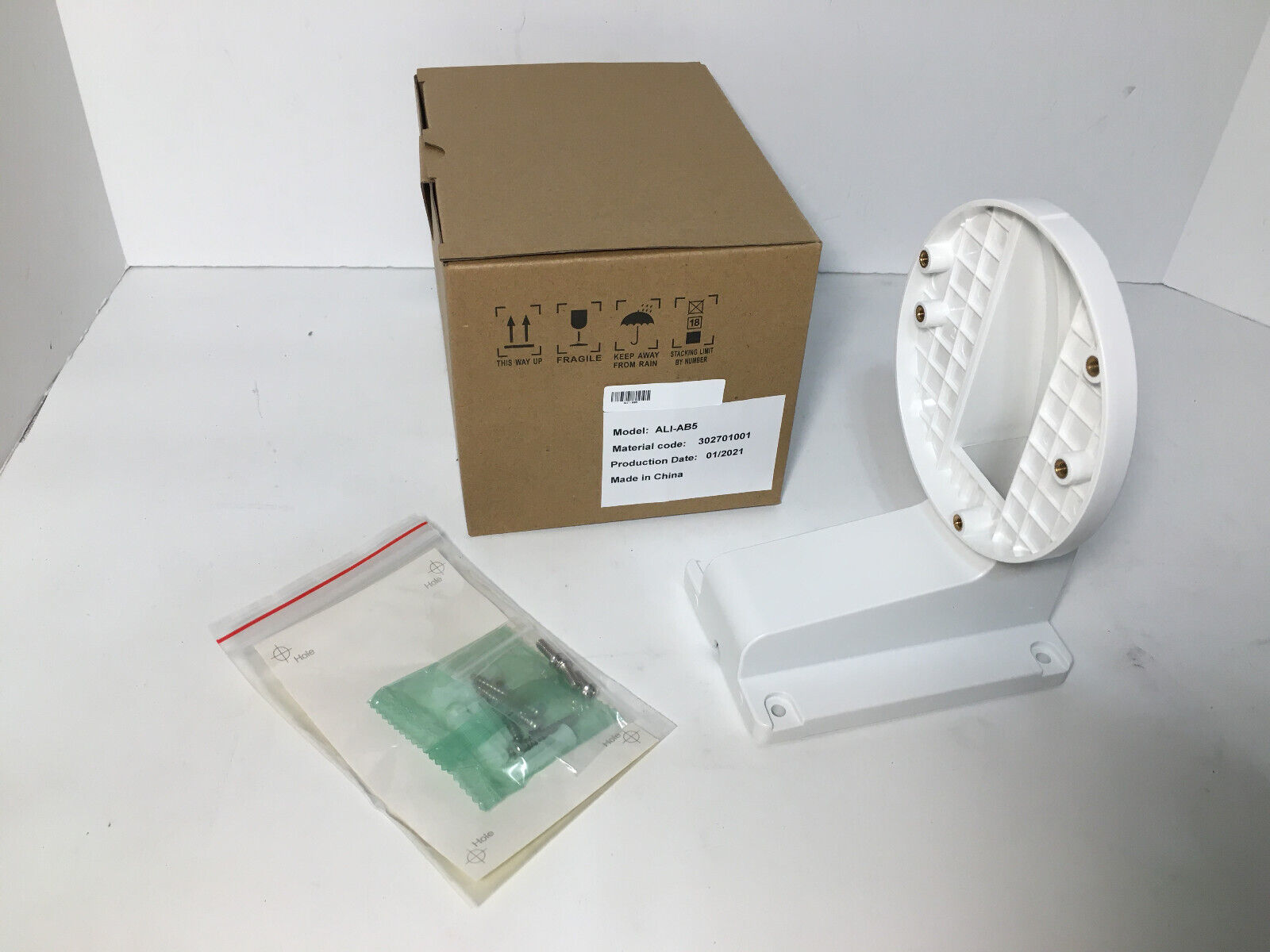 Hikvision Alibi Wall Mount Bracket for Dome Security Cameras ALI-AB5 NEW... - $8.50