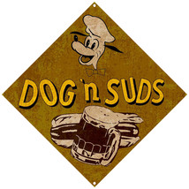Dog 'N Suds Rustic 15" Square Metal Sign - £31.94 GBP