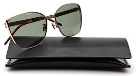 New Saint Laurent Sl M98 003 Gold Sunglasses Glasses 62-17-145mm Italy - £191.47 GBP
