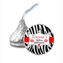  108 Betty Boop Personalized Birthday Hershey Kisses sticker label - $7.15