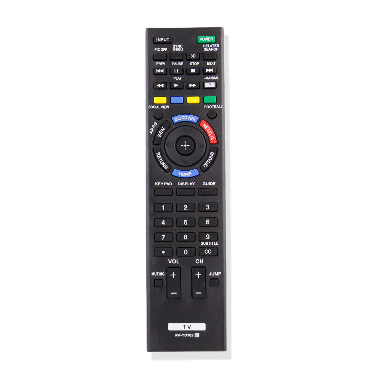 Primary image for RM-YD102 TV Remote for Sony XBR-49X850B XBR-65X850B XBR-55X850B