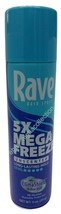 (1) Rave Unscented Hair Spray w/ Clima Shield 5X Mega Freeze 24 Hr Hold 11 Oz New - £10.16 GBP
