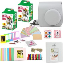 Two Twin Packs Of Fuji Instax Mini Instant Film (40 Sheets Each), A Protective - £51.70 GBP