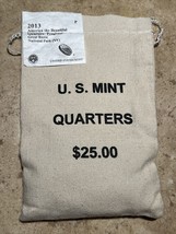 2013 Great Basin - $25 US Mint Sewn Bag Quarters BU - P - £72.38 GBP