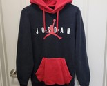 Air Jordan Black Red Hoodie Men&#39;s Size Small Big Jumpman Logo Airness - $31.67