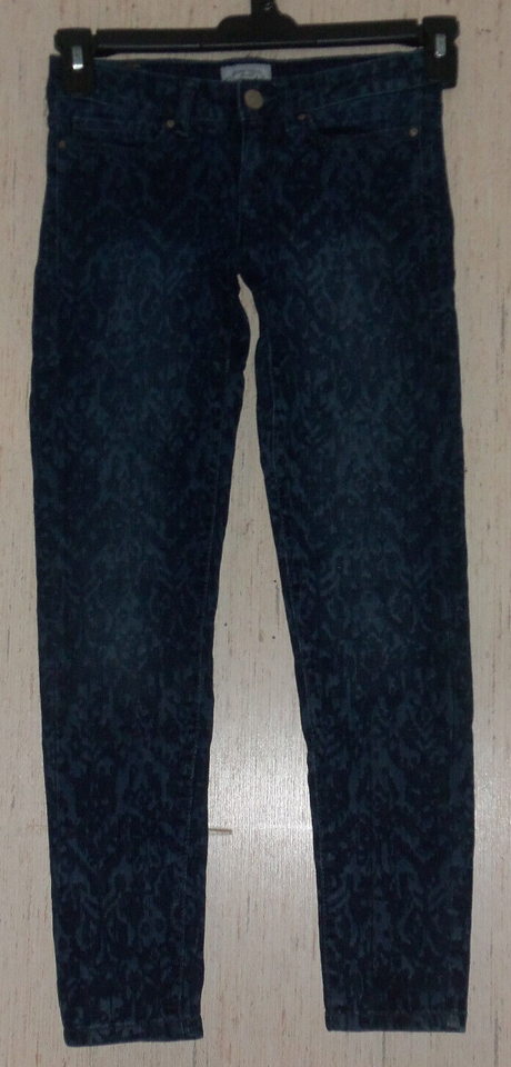 EXCELLENT WOMENS Aeropostale FIVE POCKET &quot;LOLA&quot; PRINTED DENIM JEGGING  S... - $25.20