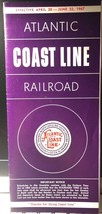 ATLANTIC COAST LINE RAILROAD Time Tables April 30, 1967 - $9.89
