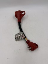 Mighty Cord 15A Male to 30A Female 12&quot; Adapter 125V Finger Grip Male End - $13.10