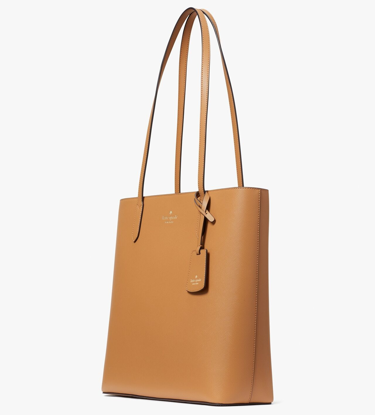 NWB Kate Spade Brynn Large Tote Light Brown Saffiano KG109 Saddle $359 Gift Bag
