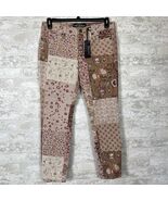 LUCKY BRAND Jeans paisley / floral CHARLIE SKINNY Low Rise Size 8 /insea... - €37,70 EUR