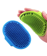Dog Grooming Brush,  Pet Shampoo Bath Brush Soothing Massage Rubber Comb... - $10.67
