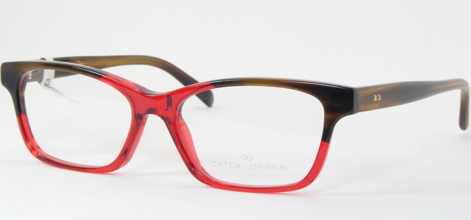 CATCH LONDON Victoria Red-03 Brown UNIQUE EYEGLASSES GLASSES 51-16-140mm... - $191.71