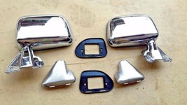 Fit For Toyota Pickup 4Runner 2WD 4WD 87-89 Chrome Door Wing Mirror Sub-... - $46.48