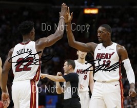 Jimmy Butler &amp; Bam Adebayo Signed Photo 8X10 Rp Autographed Picture * Miami Heat - £15.65 GBP