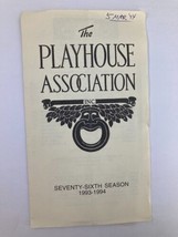 1994 Program The Playhouse Association Marvin&#39;s Room by Scott McPherson - £11.18 GBP