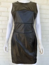 Antonio Melani Leather Dress Luxury Collection Size 8 NWT $299 - £59.62 GBP