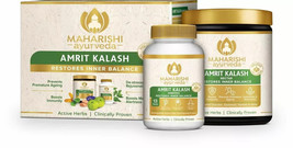Maharishi Ayurveda Amrit Kalash-Dual Pack (600g Nectar Paste &amp; 60 Ambros... - £50.33 GBP